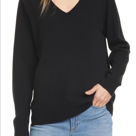 Vince weekend v neck cashmere sweater size xs - Picture 2 of 4